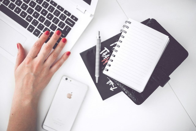 Keyboard and notepad