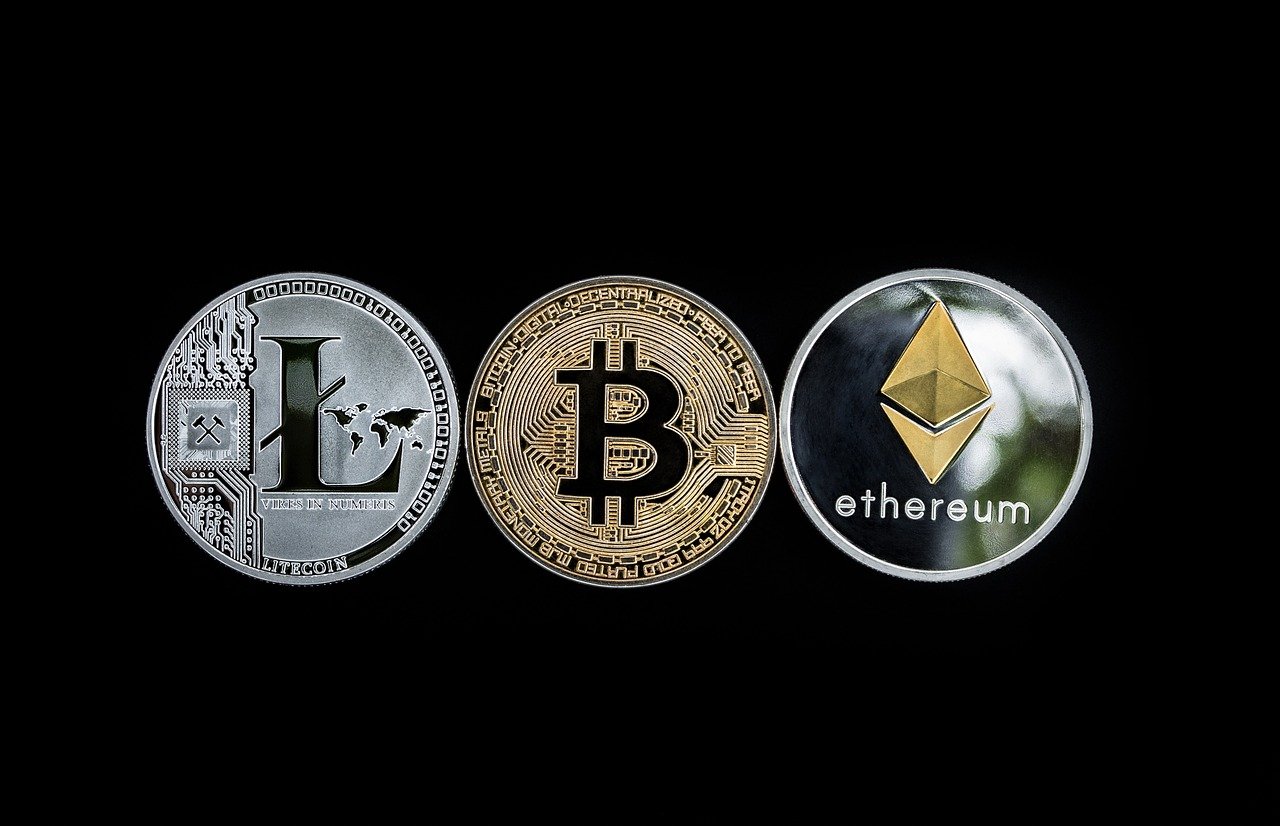 Litecoin, Bitcoin and Ethereum