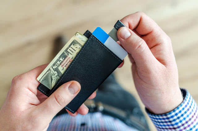 Wallet with cash