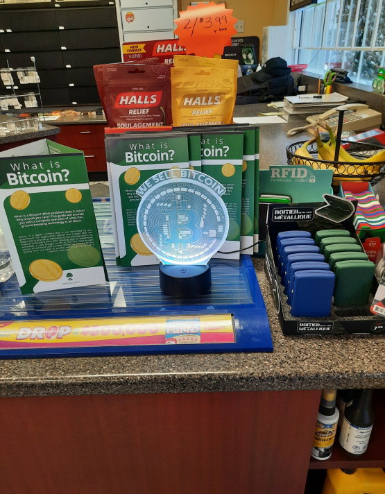 btc outlets in the counter