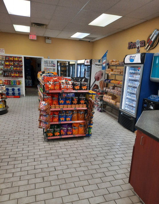 Inside the store